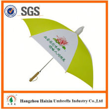 Top Quality 23'*8k Plastic Cover wooden handle umbrella